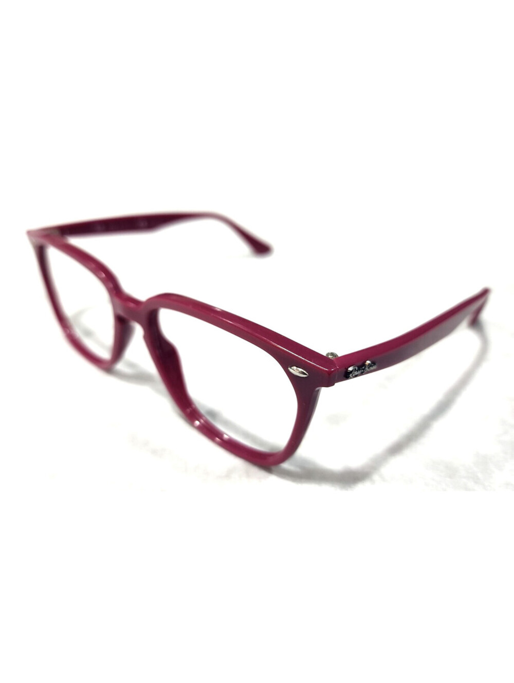 Ray Ban RB4362 6383/T3 No Lenses Red Square Sunglasses Frame 55-18 145